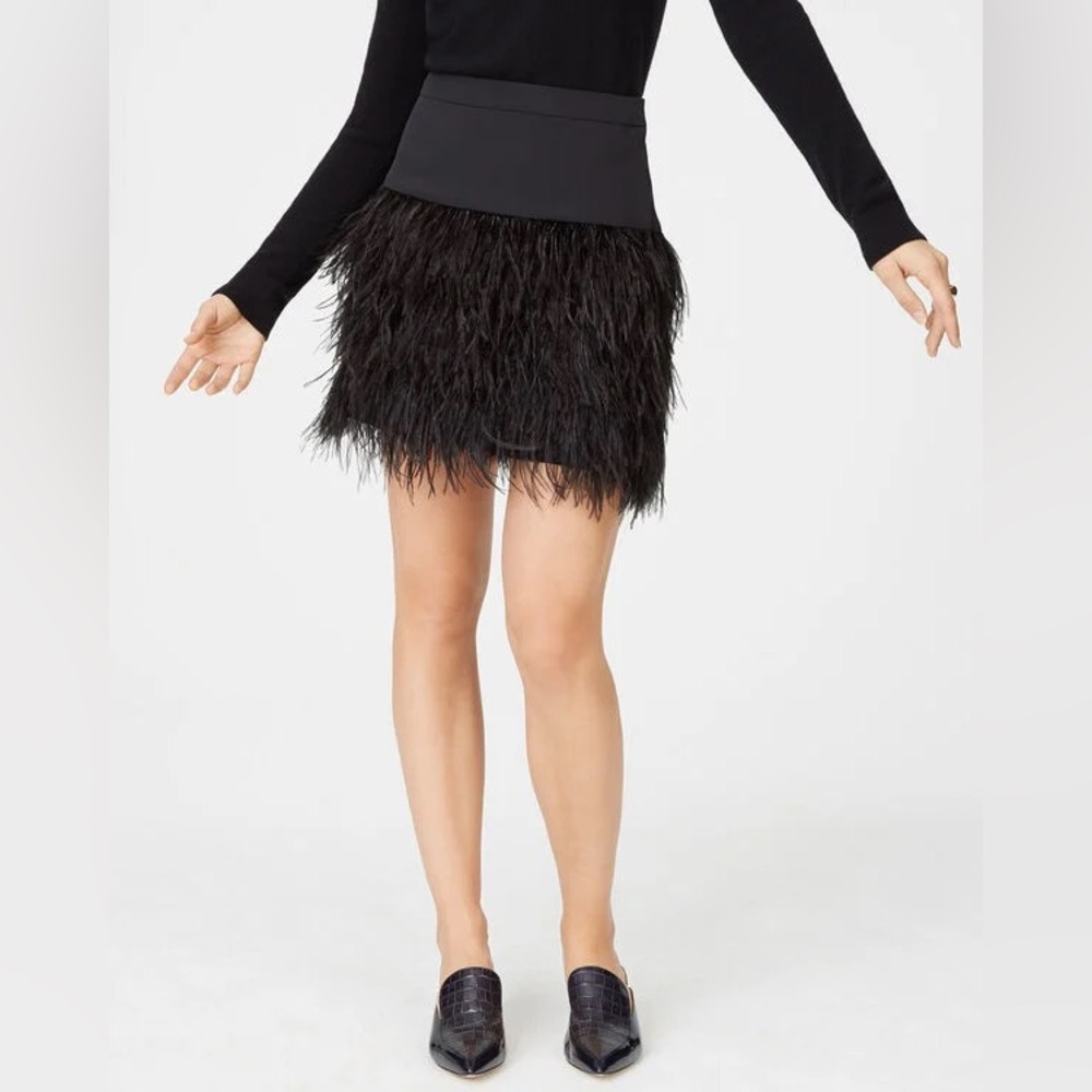 Club Monaco Bernee Feather Skirt